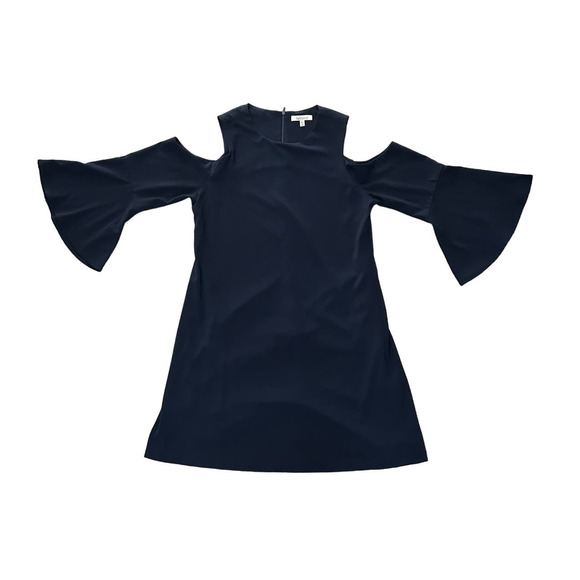 Lucy Paris Shoulder Cut Out Navy mini Dress | Size L - Picture 1 of 3